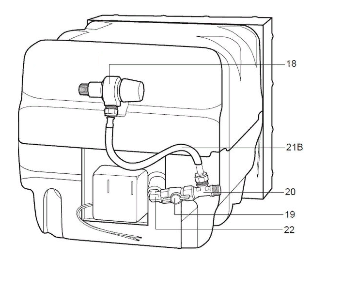 Dometic Water Heater Mixing Valve 92690